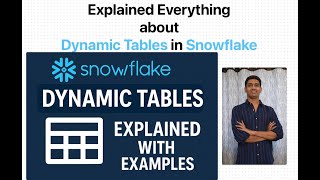 Download the video "How to Use Dynamic Tables in Snowflake | Complete Guide"