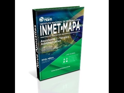 Apostila INMET / MAPA 2015 - Assistente I - Técnico Administrativo