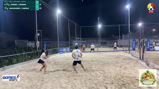 V Open - ANDRE / LORENA vs Valdomiro / CARINA · Mista Open · Quartas - Beach Tennis