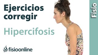 Ejercicio para corregir la hipercifosis dorsal baja y rigidez lumbar