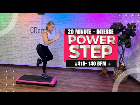 🔥 20-Minute Calorie Burning Power Step Workout | Sweat & Torch Calories! 💪