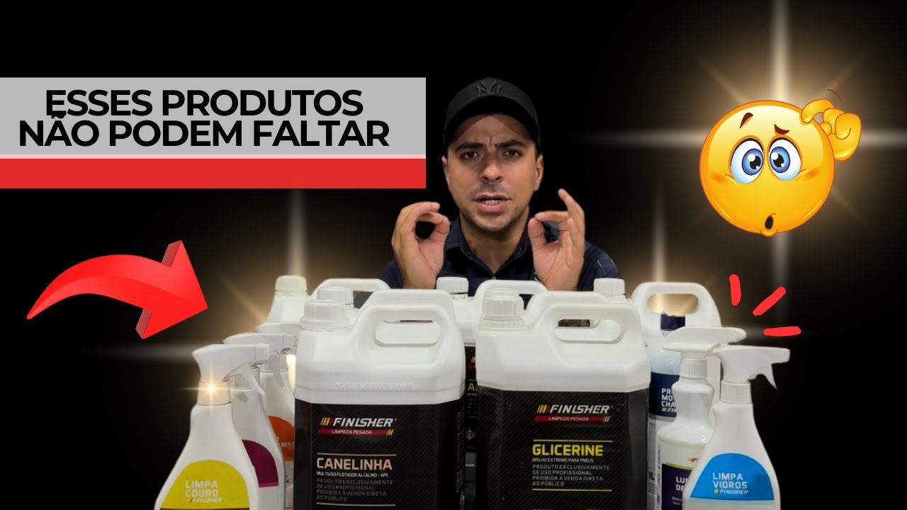 15 PRODUTOS PRINCIPAIS NA ESTÉTICA AUTOMOTIVA