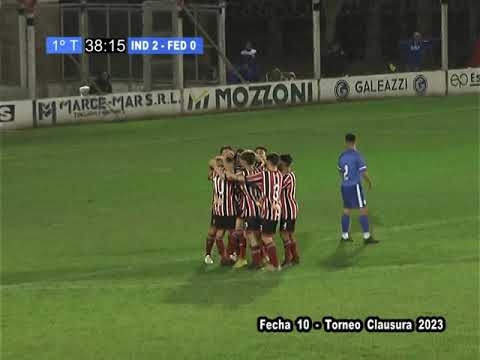 1° DIVISIÓN: INDEPENDIENTE 3-0 FEDERACIÓN - FECHA 10 - TORNEO CLAUSURA (LIGA INTERPROVINCIAL)