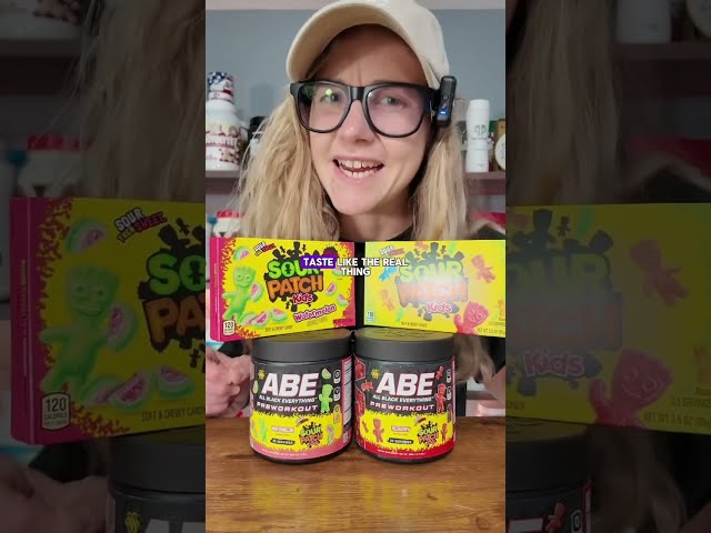 ABE Pre-Workout Sour Patch Kids Flavors