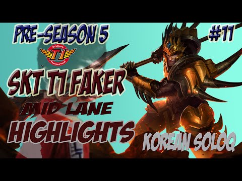 SKT T1 Faker - Jarvan IV vs LeBlanc - KR SoloQ Highlights