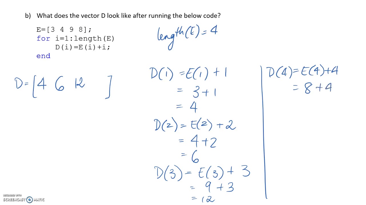 Example: Interpreting Matlab Code