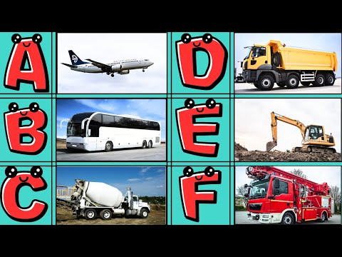 ABC Vehicles Song for Kids 🚗✈️  Fun Transportation Alphabet Rhyme!