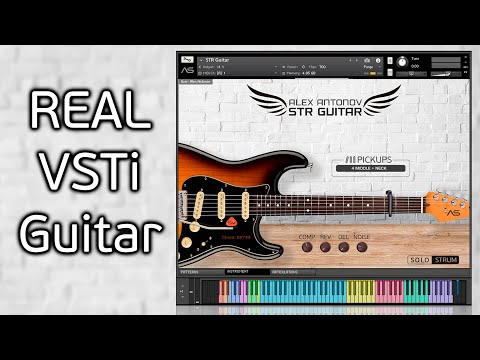 Kontakt Guitar Electric Library | Alex Antonov STR Guitar VSTi