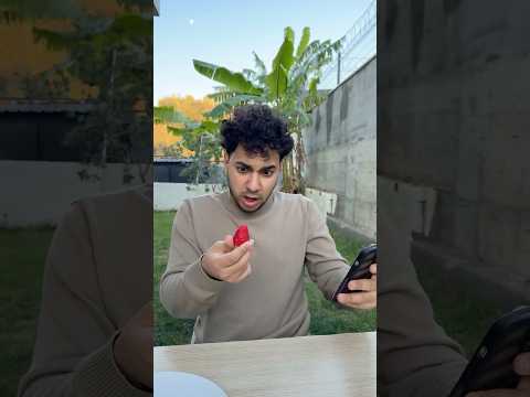 Last one to eat the strawberries wins