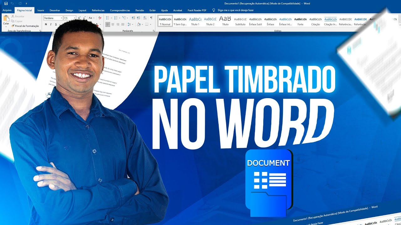 Como CRIAR PAPEL TIMBRADO NO WORD - Muito Fácil [Passo a Passo]