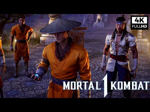 Raiden Gets His Lightning Powers Scene MORTAL KOMBAT 1 [4K 60FPS] - No Commentary