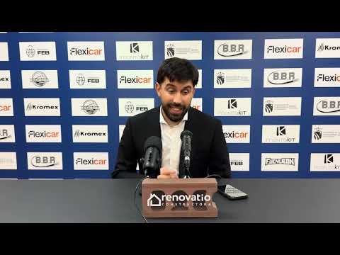 Rueda de prensa Pedro Cano // Flexicar Fuenlabrada VS Fibwi Mallorca Básquet Palma