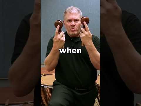 One simple trick for soft #castanet playing 🤫