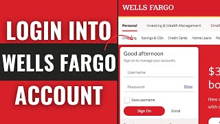 Wells Fargo Internet Banking Login | Wells Fargo Bank Login Sign In 2025 | wellsfargo.com Login