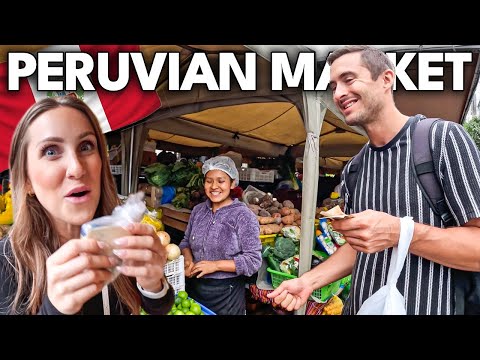 Shopping Like a Local in Lima 🇵🇪 This Peruvian Market Surprised Me… in the Best Way!