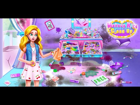 Makeup Kit Cleaning – Makeup Games for Girls Video