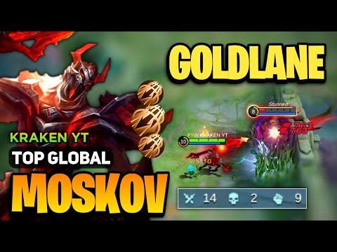 Moskov Best Build 2022 [ Top Global Moskov Gameplay ] By KRAKEN YT - Mobile Legends