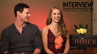 THE CHOICE Interview - Benjamin Walker & Teresa Palmer On Nicholas Sparks Writing Their Lives