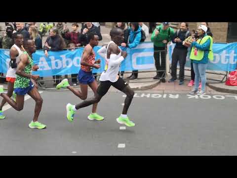 #londonmarathon #slowmotion #running Eluid Kipchoge slow motion cámara lenta técnica de carrera