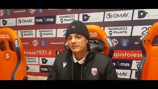 VIDEO. CARPI: IL COMMENTO DI MISTER MATTEO CONTINI DOPO LA SCONFITTA CON LA PISTOIESE
