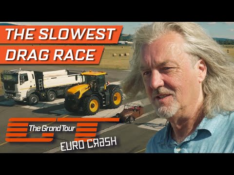 Thumbnail for James May Enters The World's Slowest Drag Race | The Grand Tour: Eurocrash by Hatchback, Pickup truck, Velorex, Pick-up truck, video, WiLL, Car, Vehicle, Truck, Muscle car, vide, Luxury vehicle