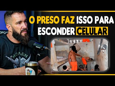 ASSIM O PRESO ESCONDE AS COISAS NA CELA... | THIAGO SPARTA - POLICIAL PENAL | COP CAST