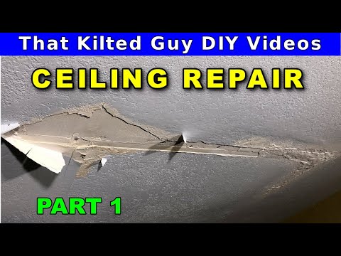 How to Repair a Water Damaged Ceiling