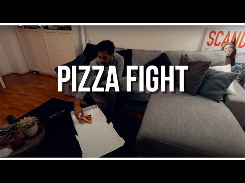 Pizza fight during quarantine