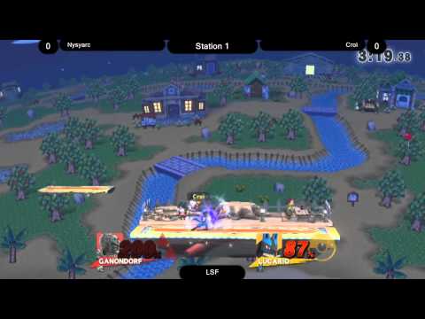 [LGS 12/4/2015][Smash 4] Croi (Lucario/Duck Hunt Dog+) vs Nysyarc (Ganondorf+)
