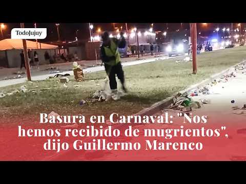 Basura en Carnaval: "Nos hemos recibido de mugrientos", dijo Guillermo Marenco