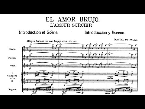 Manuel de Falla - El amor brujo (with Score)