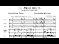 Manuel de Falla - El amor brujo (with Score)