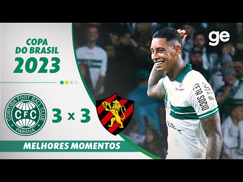 Gols e lances de Coritiba x Sport