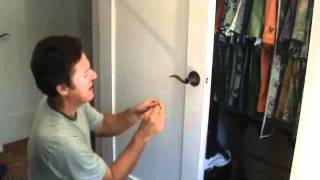 How to unlock a bedroom or bathroom door