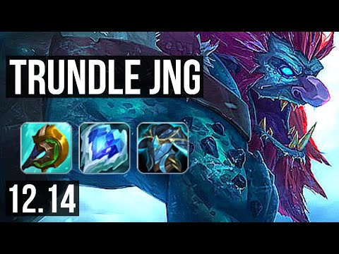TRUNDLE vs KINDRED (JNG) | 800+ games, Legendary, 10/4/12, Rank 11 Trundle | NA Grandmaster | 12.14