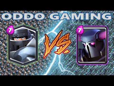 MEGA KNIGHT VS PEKKA - CLASH ROYALE BATTLE #49