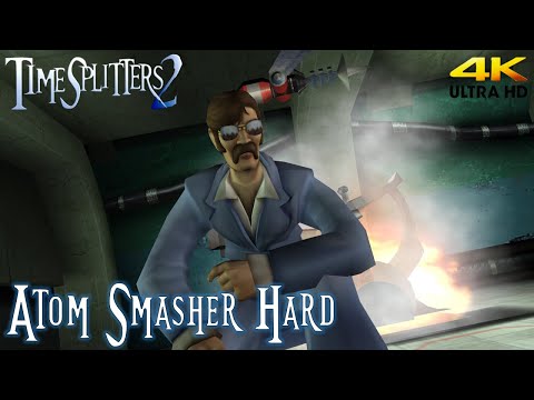 TimeSplitters 2 Story - Atom Smasher - Hard - Walkthrough (4K)