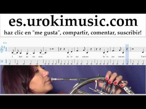 Tutorial de Trompa Katy Perry - Into Me You See Clases Notas Parte#2 um-b927