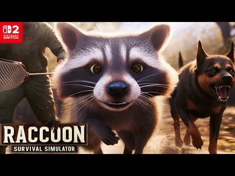 Raccoon Survival Simulator - Nintendo Switch 2 Gameplay