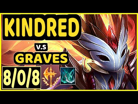 KIREI (KINDRED) vs GRAVES - 8/0/8 KDA JUNGLE CHALLENGER GAMEPLAY - EUW