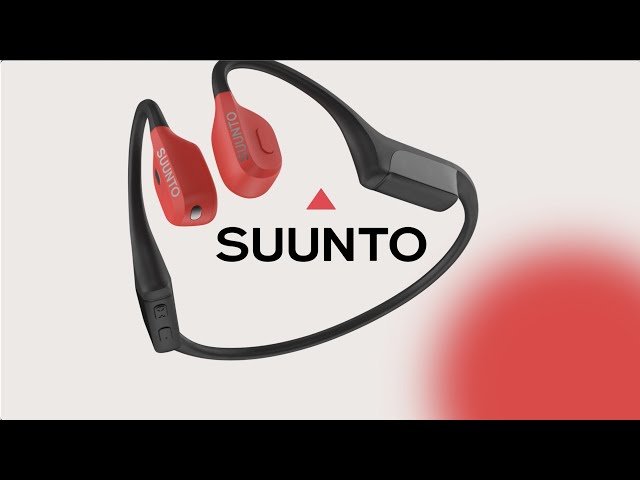 Suunto Wing Auriculares Deportivos Conducción Ósea Bluetooth con Luces LED y Batería Externa Negro video