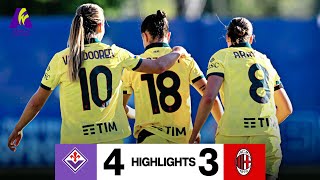 Defeated at the death | Fiorentina 4–3 AC Milan | Serie A Women Highlights