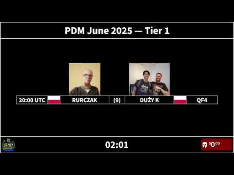 PDM June 2025 | Tier 1 | RURCZAK vs DUŻY K | 2025-06-17