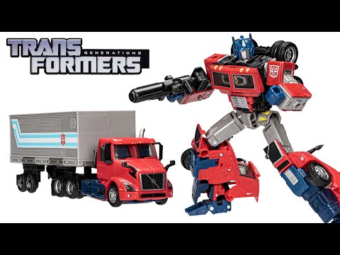 THIS is what I've been waiting for! | #transformers Generations Volvo VNR 300 Optimus Prime