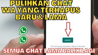 Download lagu CARA MEMULIHKAN PESAN WA YANG TERHAPUS LAMA ATAUPUN YANG BARU TERHAPUS | CHAT WA BISA BALIK LAGI mp3