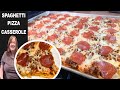 Pizza Spaghetti Casserole With Ground Beef