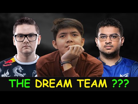 THE DREAM TEAM ?? Mikoto Tiny ft Yatoro Morphling ft ATF Slardar destroying EU server like a boss