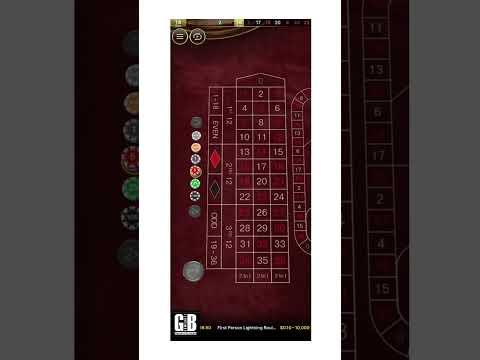 Lightning Roulette First Person by Evolution! Play live at Gamesbelt.com! #livecasino #evolutiongame