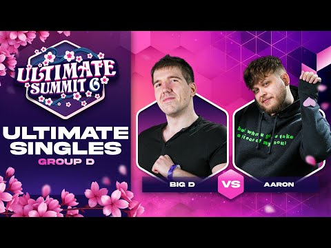 Big D vs Aaron - Group D Ultimate Summit 6 - SSBU Singles | Ice Climbers vs Cloud