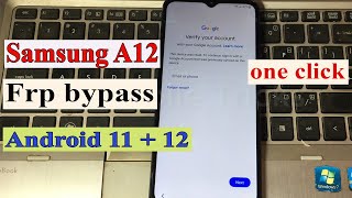 Samsung A12 Frp bypass One Click by frp tool - Samsung A12 Frp bypass with PC.